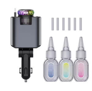 5 in 1 Auto Lufter frischer Ladegerät Typ C 120W Adapter Elektronische kunden spezifische Schnell ladung Parfüm öl Essential Aroma Diffusor - Product Image 1