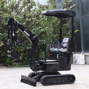 Mini-excavatrice Somate de 1,2 tonne, petite pelle sur chenilles, compacte, hydraulique, moteur Koop, pompe, boîte de vitesses, puissance de creusement élevée 8,6 kW - Product Image 5