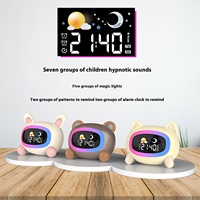 Dessin animé pour enfants LED réveil pour l'entraînement au sommeil peut Smart Home Linkage Led Night Light Table Horloges personnalisées Lampe pour enfants