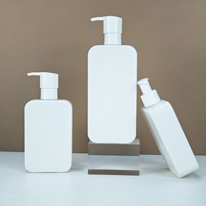 High-quality White Hand Soap Plastic Lotion <b>Pump</b> <b>Bottle</b> with White Cap 500ml Custom Skincare Shampoo Lotion <b>Pump</b> <b>Bottle</b> - Product Image 1