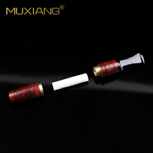MUXIANG Briarwood Cigarette Holder 9mm Activated Carbon Filter For Thick And Thin Cigarettes - Product Image 4