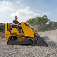 Minipala cingolata diesel Kubota Euro 5 EPA da 800 kg-1000 kg con trinciatrice forestale e tosaerba