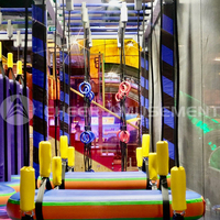 Parc d'aventure intérieur Ninja Sports Complex avec Bull Ride par Cheer Amusement