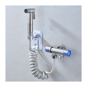 1 Juego de ducha de baño termostático eléctrico de alta presión con inodoro de baño con pistola pulverizadora