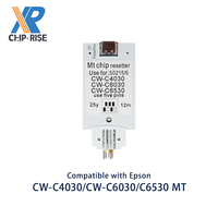 Chiprise 1 Juego de Chips de Reinicio para Impresoras EPSON CW-C4030/CW-C6030/C6530 MT, Incluye Cartucho y Restaurador de Chips del Tanque de Mantenimiento