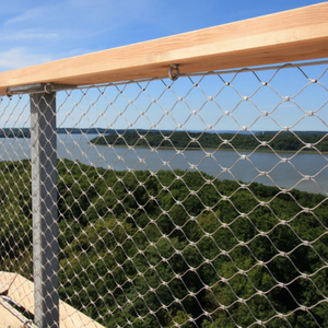 Filets de corde en acier inoxydable produits en usine pour l'escalade de la <span class=keywords><strong>volière</strong></span> Câble flexible de technique tissée simple utilisé dans les plantes d'<span class=keywords><strong>oiseaux</strong></span> - Product Image 5