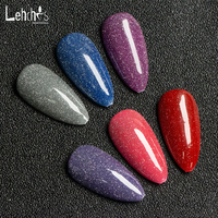 Vernis à ongles LED UV 15ml populaire Disco réfléchissant Soak Off Gel Polish avec Flakies magnétiques Designer Liquid en bouteille