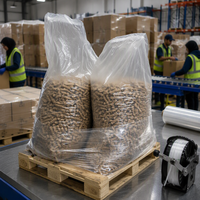 Granulés de bambou personnalisés de 6 mm de diamètre, fabriqués directement en usine, à faible teneur en cendres et à haute valeur calorifique, pour pique-nique