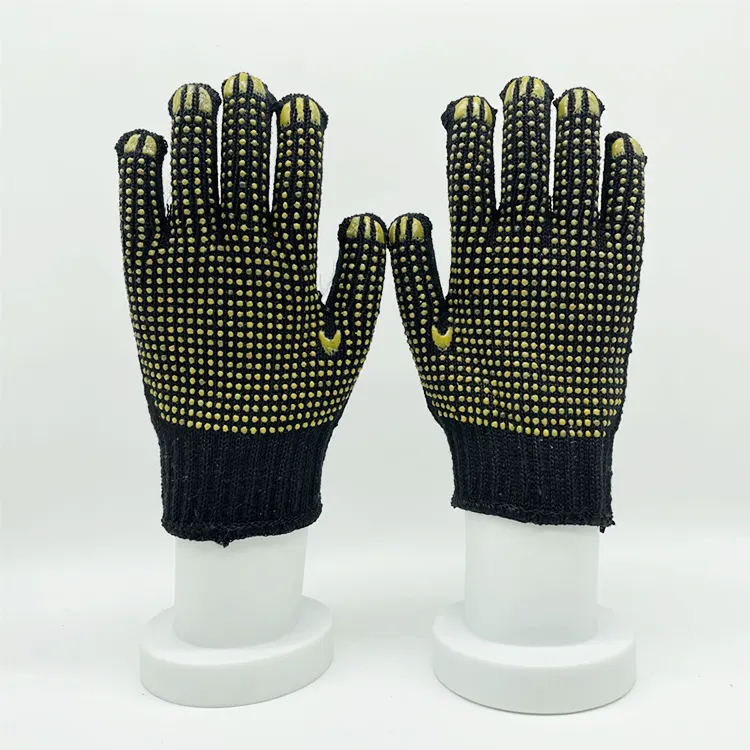 Factory Direct Slip Proof Cotton Gloves Working Labor Protection Gloves With PVC Dotted