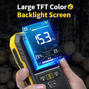 Gamme 0 ~ 75% Testeur d'humidité numérique inductif non destructif pour mur en bois sans broche avec écran TFT - Product Image 6