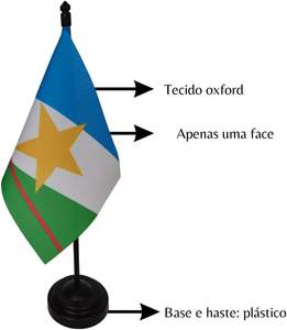 Bandiera da Tavolo in Poliestere Stampata Digitalmente Marca Cais Laser Niuxiang, Resistente, Bandierina dello Stato del <span class=keywords><strong>Brasile</strong></span>, Hunan per Fiere - Product Image 3