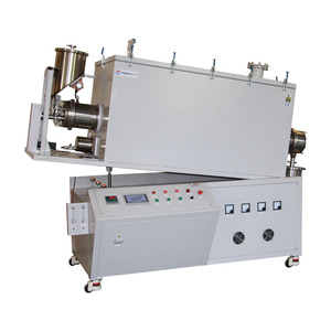 Lab Tubular Furnace 1700&#8451; Chlorine Gas CVD Rotary High Temp. Vacuum Electric Tube Furnace OD 170mm With Water Cooling System - Product Image 3