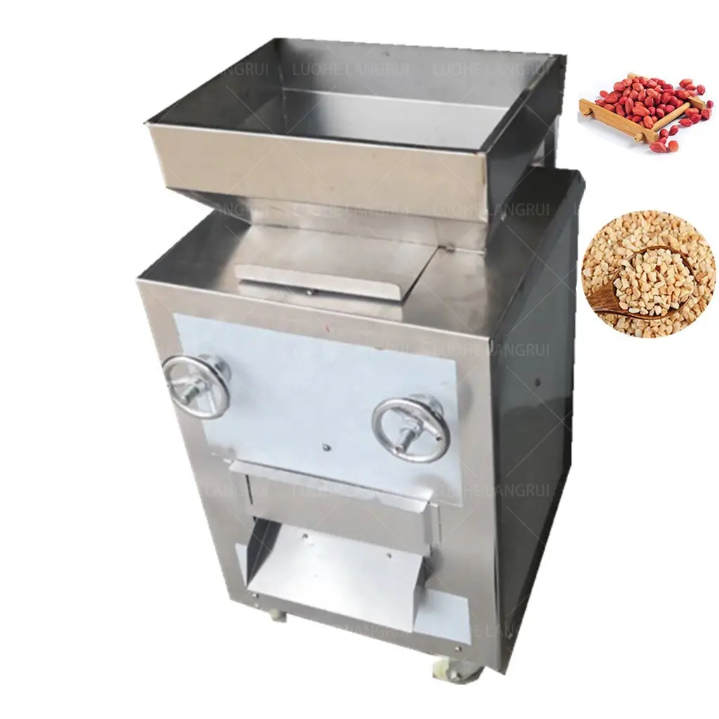 Machines de découpe de noix Broyage Amandes Cutter Hachoir à haricots Noix de cajou Hachoir Machine de découpe d'arachide
