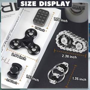 Dispositivo de Escritorio con Control Táctil, Deslizador Metálico Giratorio, Herramienta Ecológica Unisex para Estabilizar el Enfoque Mental - Product Image 2
