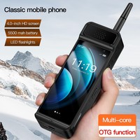 Teléfono Inteligente OEM Big Brother 4G LTE con Doble SIM, Procesador de Cuatro Núcleos, Pantalla de 4.0 Pulgadas, Batería de Gran Capacidad, MTK Android 12, WhatsApp, Linterna
