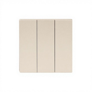 Interrupteur mural minimaliste 3 voies, commande tactile en plastique, 250V 10A IP20 - Product Image 4