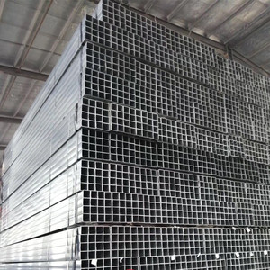 Tuyau en acier carré creux MS SHS <span class=keywords><strong>30X30</strong></span> BS 1387 Schedule 40 80 galvanisé, tableau des poids des tubes en acier carré, prix au kg - Product Image 5