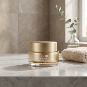 Crème pour le visage de nuit anti-âge au platine solide de qualité supérieure NMN 10g pour tous les types de peau - Product Image 2