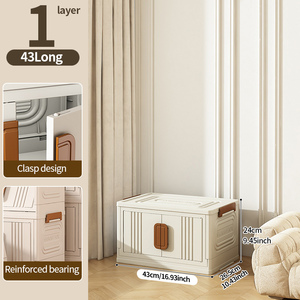 Nhiều Lớp Di Chuyển Nhựa Lưu Trữ Tủ Hình Chữ Nhật Dày Chống Bụi Gấp Ngăn Kéo Cho Nhà Văn Phòng Quần Áo Đồ Chơi Lưu Trữ Hộp - Product Image 4