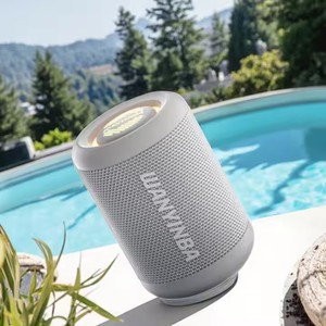 Wanyin <span class=keywords><strong>Ba</strong></span> M5 portátil para altavoces Bluetooth 8W RGB LED impermeable 1800mAh batería de micrófono inalámbrico para uso de Audio de Radio en casa - Product Image 6