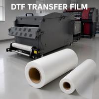 Film de transfert PET mat et brillant 30cm x 100m – Performance des couleurs vibrantes, désherbage facile pour tissus mélangés