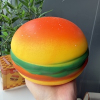 Jumbo Hamburger Big Squeeze Ball Trending Selection Slow Rebound Fidget Toy Giant Hamburger Squeeze Toy