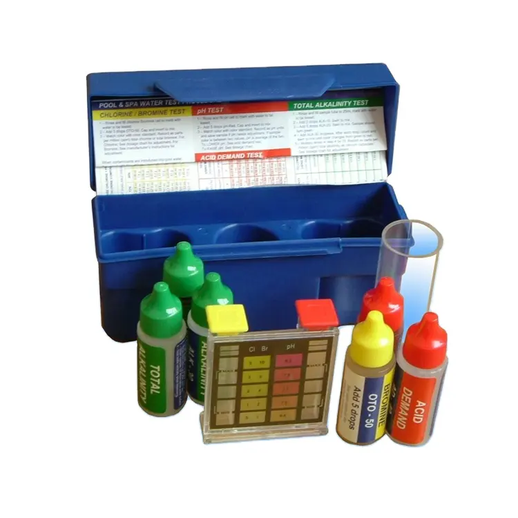 High quality Useful pool accessories rapid 5-way pool test kit for pool & spa