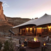 Tentes de glamping de luxe permanentes pour hôtel dans le désert à vendre