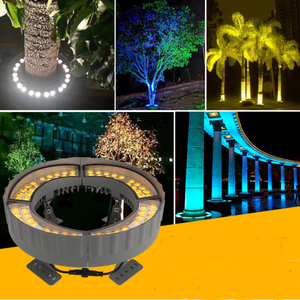 Hoop Đèn Cây Cedrus Maple Dừa Palm RGBW Led Cảnh Quan Lights Decor Ôm Cây Đèn Palm Tree Vòng Đèn - Product Image 6