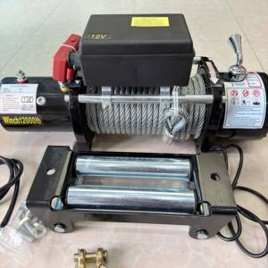 Acil Kurtarma Kullanımı 12000LBS 12V Elektrikli Çelik Halatlı Vinç Taşınabilir Açık Hava Arazi Çekme İşlemleri İçin - Product Image 1