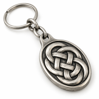 Porte-clés personnalisé avec emblème nœud celtique, logo gravé, personnalisable, promotionnel, vente en gros, souvenir, fabricant en gros