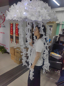 Parapluie méduse lumineux à LED pour la Saint-Valentin, accessoires de scène, costume de danse Gogo pour boîte de nuit et bar - Product Image 3