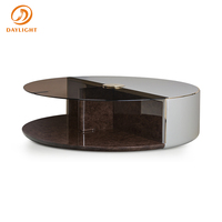Table café en bois style nordique, noir blanc, moderne, pour meubles de salon, vente en gros, offre spéciale,