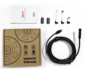 Caméra d'inspection Dearsee 3m 3 en 1, endoscope, caméra de <span class=keywords><strong>canalisation</strong></span> 1920P HD, caméra de boroscope 8mm 8LED, mini caméra industrielle pour Android/<span class=keywords><strong>iPhone</strong></span> IOS - Product Image 2