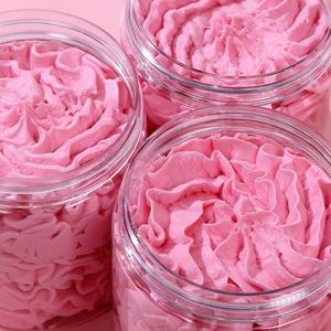 Exfoliante Corporal Natural de Fresa Batida 250ml con Manteca de Karité y Aceite de Coco, Etiqueta Privada, Cuidado de la Piel OEM - Product Image 2