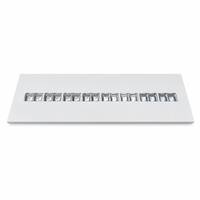 Panneau lumineux rectangulaire à haute efficacité lumineuse 30x120 60x60 60x120, panneau lumineux LED avec lentilles et aérations pour climatiseur