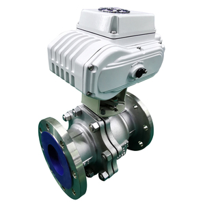 Van bi mặt bích bằng thép không gỉ 100mm với cấu trúc cổng truyền động điện áp suất cao cho phương tiện truyền thông nước - Product Image 4