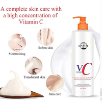 Lueur gluta lueur 24k or acide hyaluroïque carotte Lotion pour le corps lait blanc collagène blanchissant vitamine C lotion pour le corps hydratant 480ml
