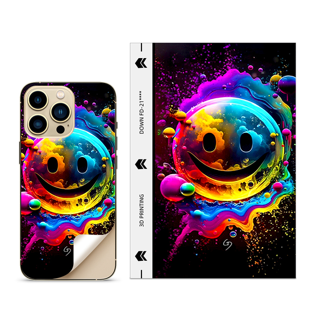 Universal Mobile Phone Back Film protection 3D Relief Back Sticker for Cutting Machine