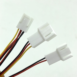 PWM Verlengkabel Moederbord CPU 4-pins ventilator 1 naar 2 adapterkabel computerkast 4-pins platte lintkabels connectoren - Product Image 1
