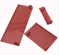 3 en 1 Batterie Arrière SD Slot Covers Shell Case Remplacement Rouge Jeu Console Carte Mémoire Portes Pour Nintendo Wii