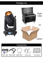 BSWF Luz de Cabeza Móvil LED 4 en 1 de 600W con Perfil de Iluminación, CMY, CTO, Control DMX512, Pan/Tilt 540/270 para Escenario, Conciertos y Bodas