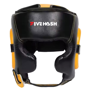 Punching Fight <b>Training</b> Leather Professional Boxing <b>Head</b> Guard Customizable Leather Laced Boxing <b>Training</b> <b>Head</b> Guard - Product Image 1
