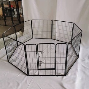 Recinto Rete Metallica Elettrosaldata Zincata da Esterno per Cani di Grossa Taglia 1,5m x 3m x 1,8m con Porta, Gabbie per Animali Domestici all'Ingrosso - Product Image 1
