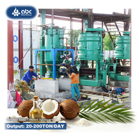 Usine de production d'huile de noix de coco avec un taux de récupération d'huile de 98 %, marque renommée PLC pour les entreprises de transformation de la noix de coco