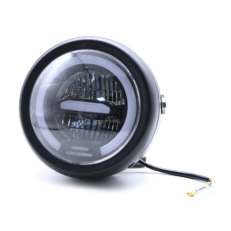 Phare de Moto LED, Distance de Phare Universel de 6,5