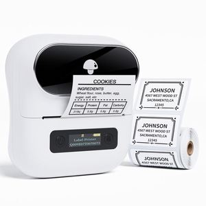 Imprimante d'étiquettes thermique <span class=keywords><strong>Phomemo</strong></span> <span class=keywords><strong>M220</strong></span> 58 mm avec Bluetooth pour supermarchés et petites entreprises - Product Image 1