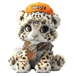 High Quality Cute Snow Leopard Soft Stuffed Plush Toys