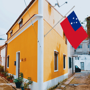 Wholesale 3x5ft Samoa Flags 68D/100D Polyester <strong>Customize</strong> All <strong>Nations</strong> Rapid Shipping Reliable Supplier Fast Delivery - Product Image 1