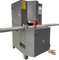 Mini-machine automatique de traitement de cadres en aluminium à double lame 45 °   Scie à découper de haute précision avec garantie de 2 ans